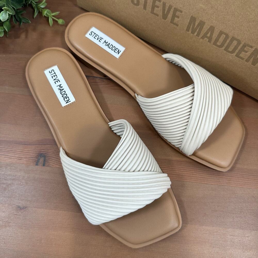 Steve Madden Women's Cream Sandals